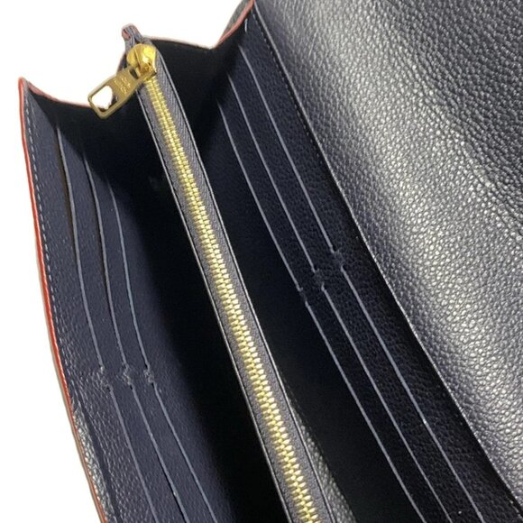 LOUIS VUITTON Portefeuille Sara Marine Rouge Monogram Empreinte - 261-041725 - Picture 5 of 7